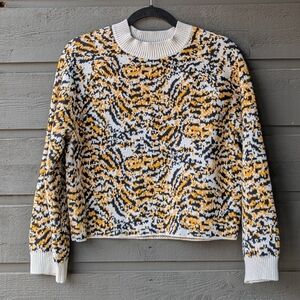 Rachel Comey for Target Limited Edition Animal Print Tiger Stripe Sweater Small